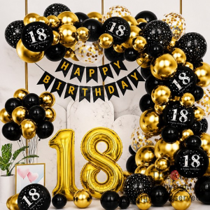 SET DE GLOBOS ARCO XL MIS 18 A�OS (GY-7925) 100 UNIDADES
